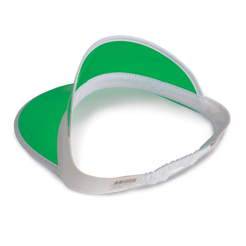 Clear Green Plastic Dealer's Visor One size fits most