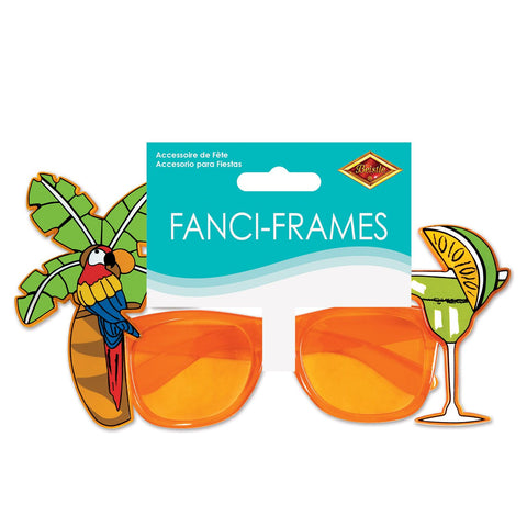 Palm Tree & Parrot Fanci-Frames in retail packaging ready for purchase