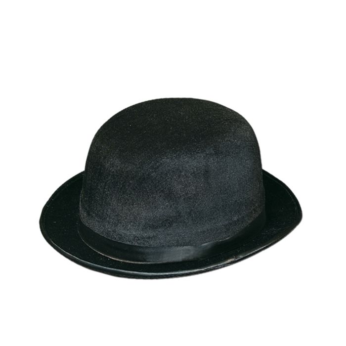 Black Vel-Felt Derby One size fits most