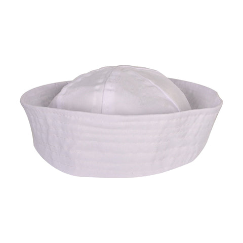 Sailor Hat White; one size fits most