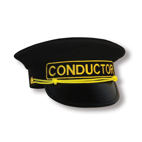 Conductor Hat Black – Train Engineer Costume Accessory