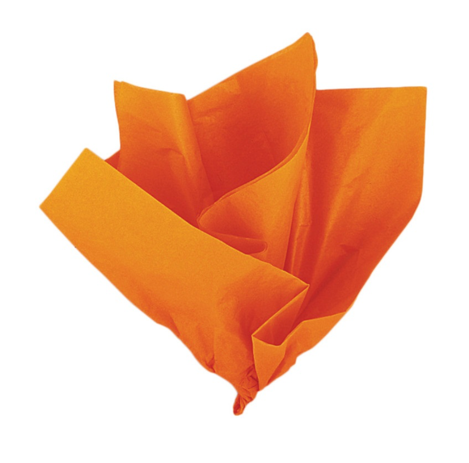 Vibrant orange tissue paper sheets 10 count gift wrapping tissue paper available in Manahawkin NJ