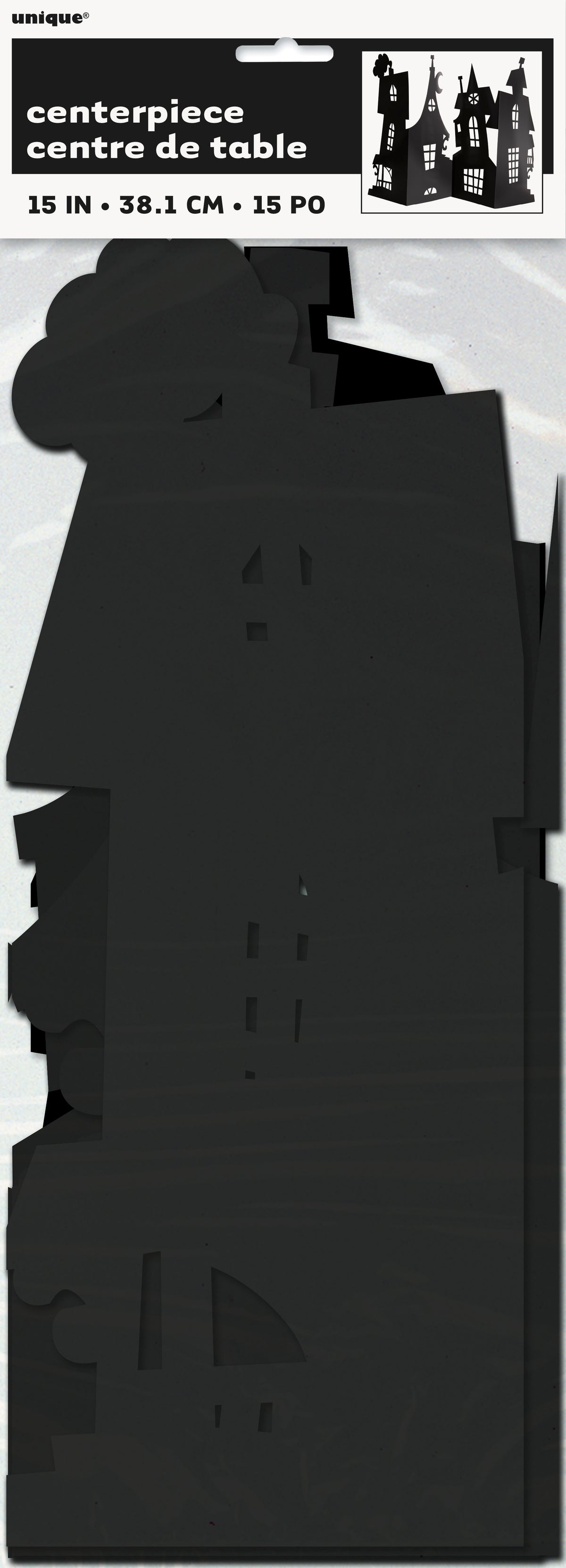 Haunted House Paper Centerpiece Decoration