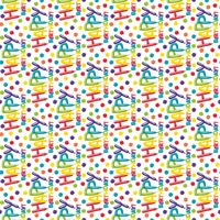 Vibrant Birthday Gift Wrap – 30"x5' Colorful Wrapping Paper for Birthday Presents