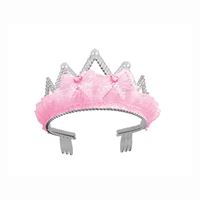 Pink Bows and Ribbon Tiara – Cute Birthday Crown for Girls’ Party Celebrations