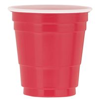 Premier Stylz Red Plastic Shot Glasses (20ct) – Durable Disposable Shot Cups for Parties & Events