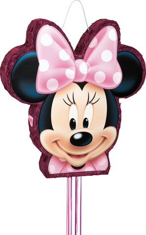Disney Minnie Mouse Shaped Drum Pull Pinata