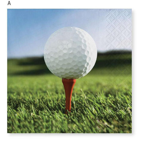 Golf Fanatic Paper Luncheon Napkin