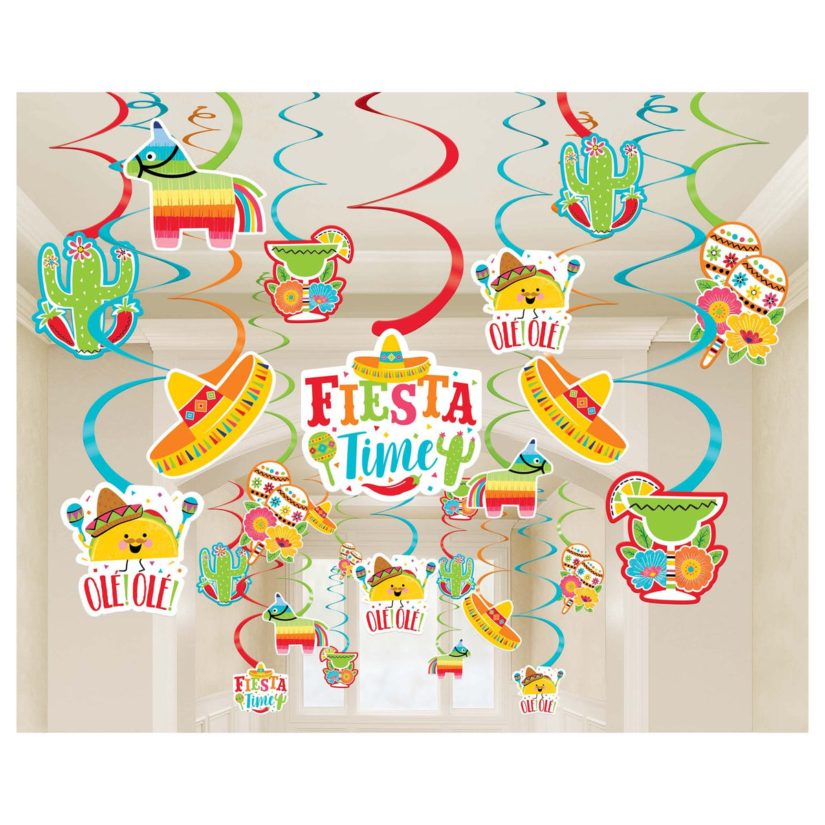 Fiesta Mega  Pack of Foil Swirls