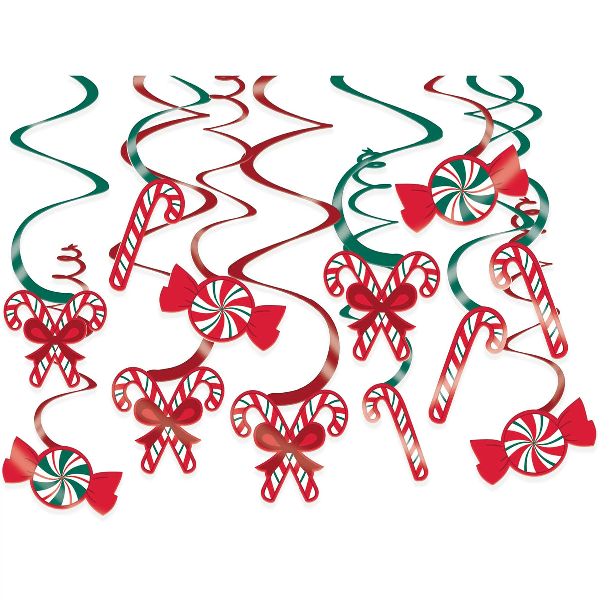 Candy Cane Value Pack Swirls Pack of 12