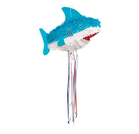 3D shark pinata with realistic design displayed for party decoration in Manahawkin, NJ at Party Fair