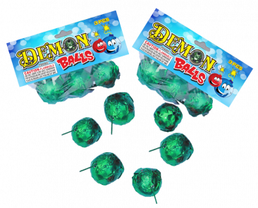 Demon Balls (Massive Crackling Balls) 3 per pack by Pyro Demon