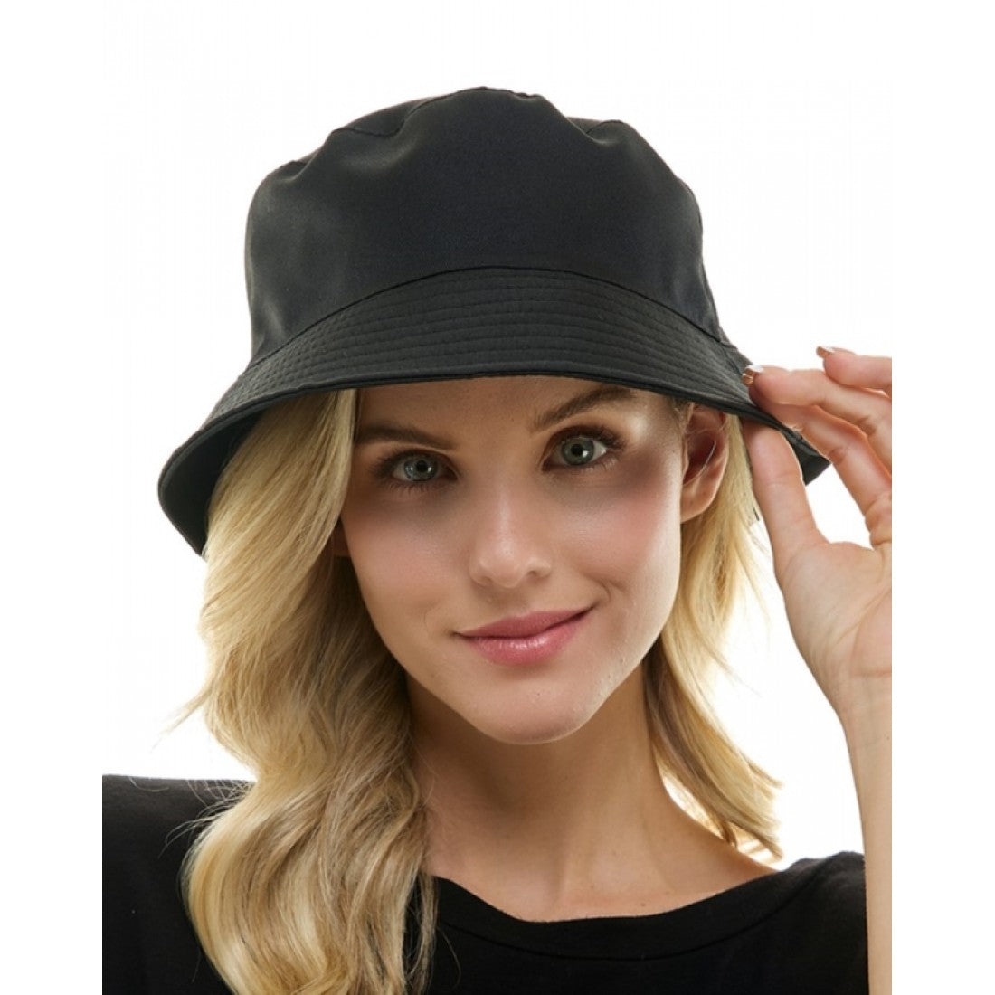 Black Bucket Hat | Spirit Color Hat for School Events, Team Outfits, Festivals & Everyday Style