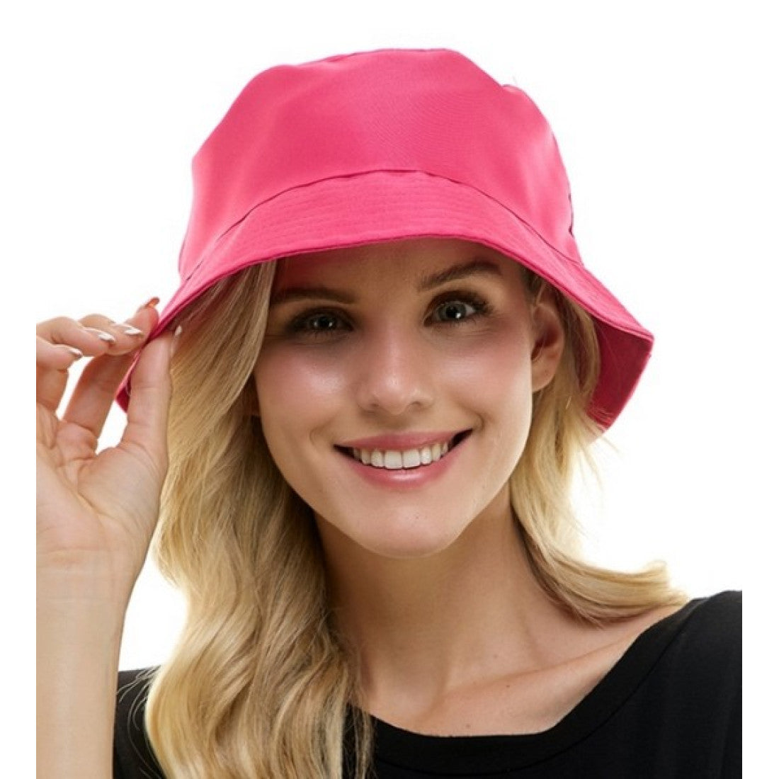 Pink Bucket Hat | Spirit Color Hat for Pink Outs, School Events, Festivals & Everyday Style