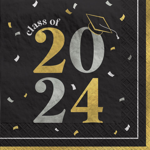 Class Dismissed 2024 Paper Luncheon Napkins