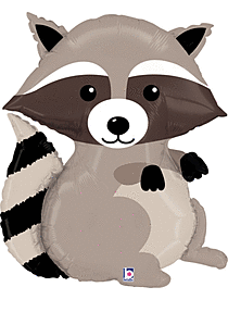 Woodland Raccoon 36" Mylar Balloon