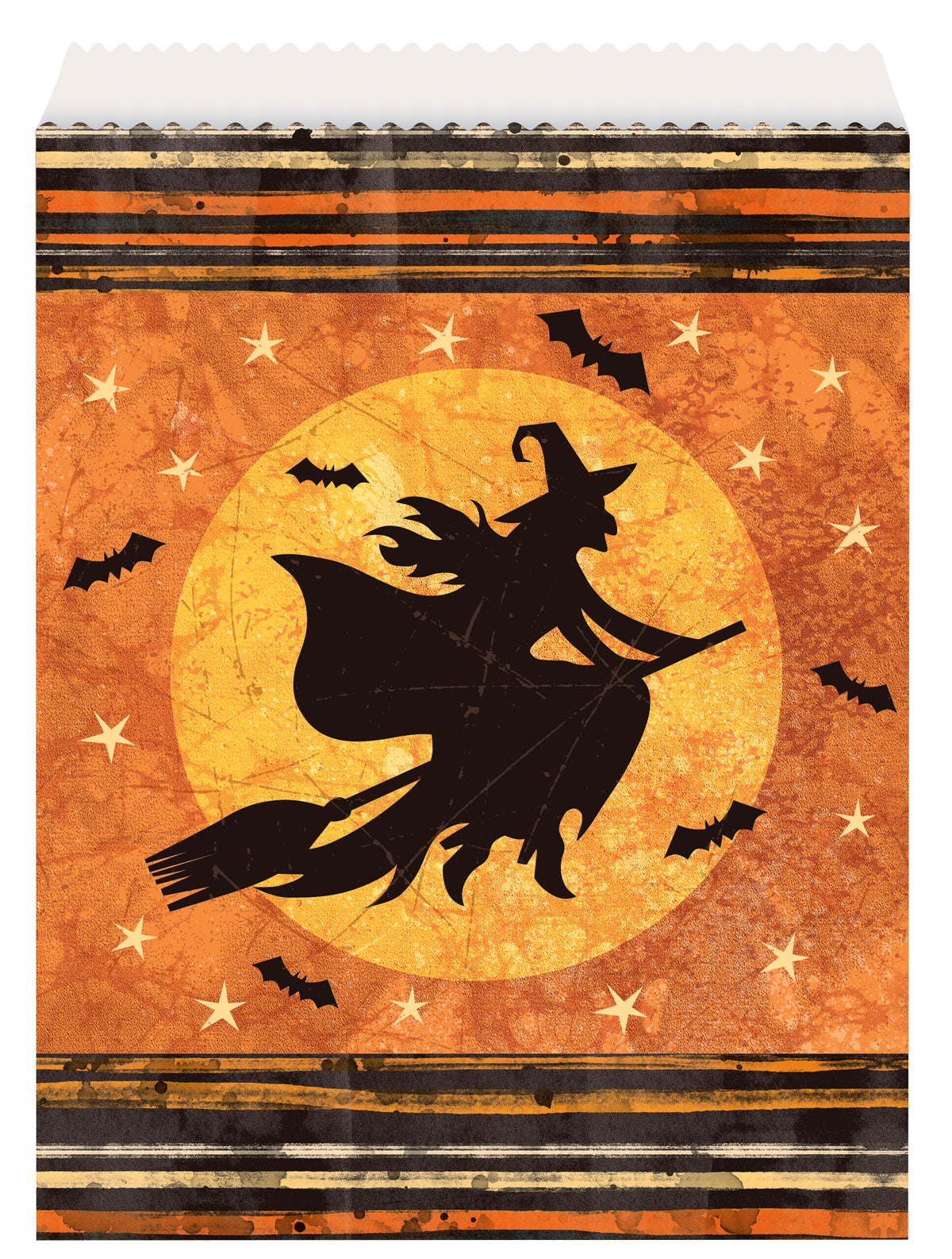 Full Moon Halloween Paper Goodie Bags  8ct