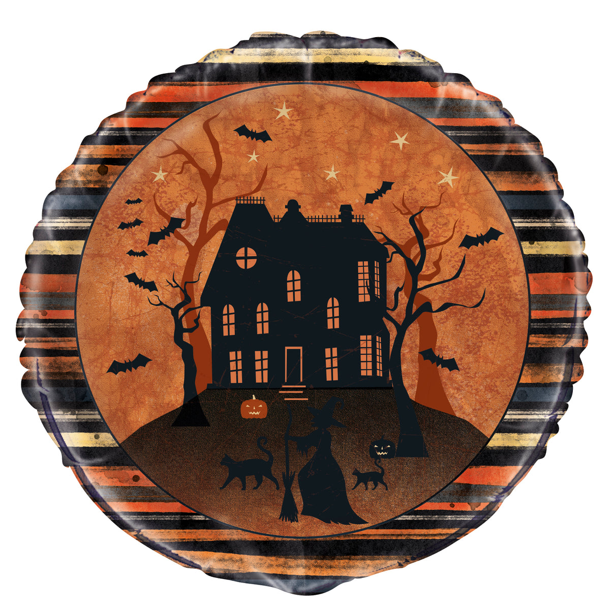 Full Moon Halloween Round Foil Balloon 18  Bulk"