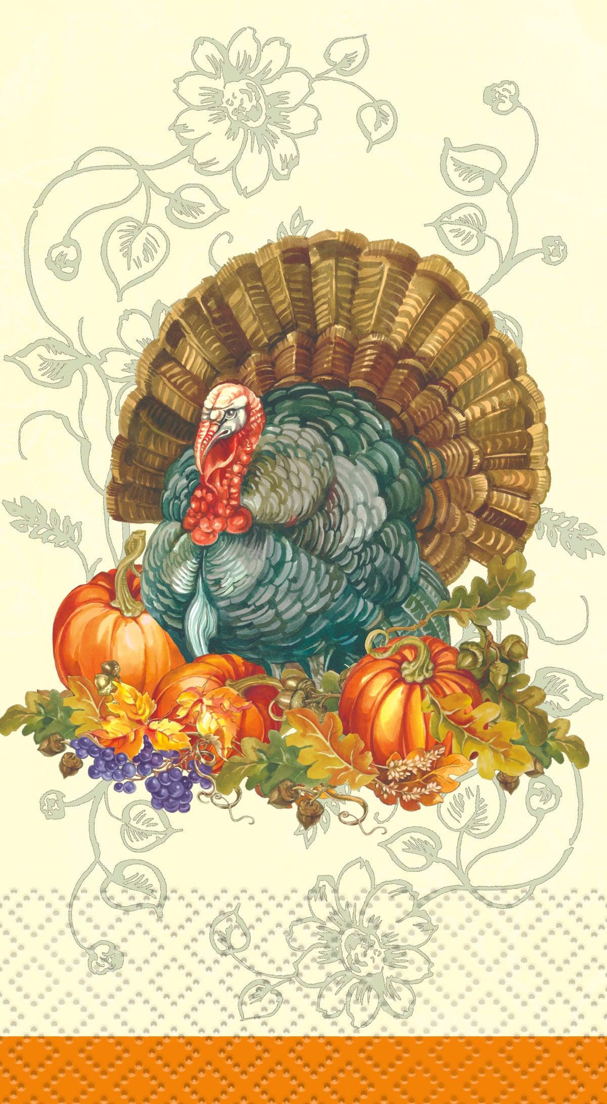 Traditional Thanksgiving Guest Towels  16ct