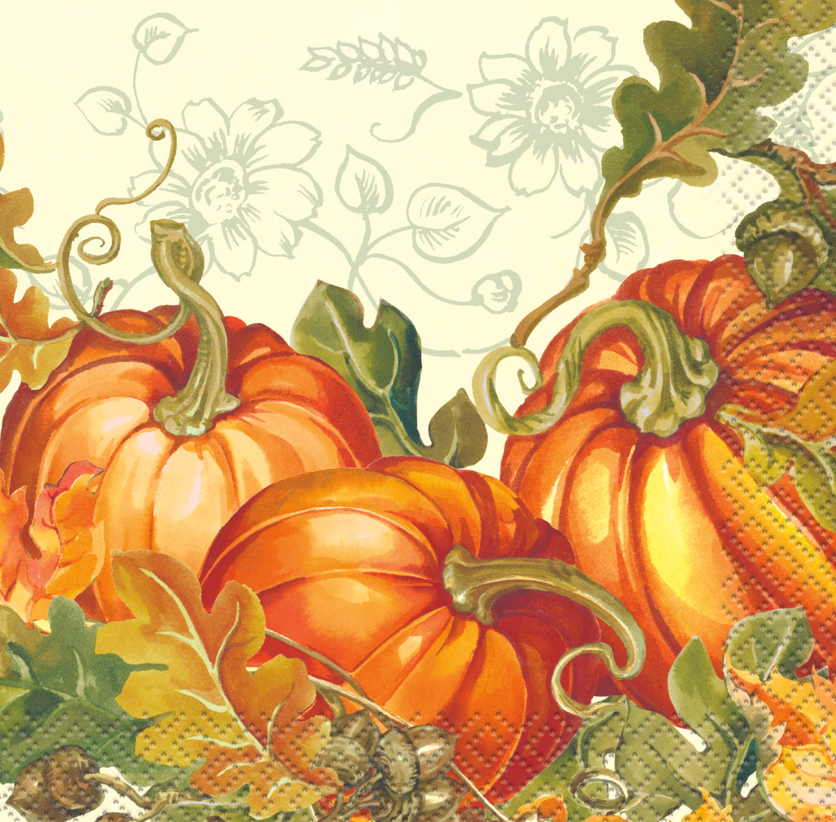 Traditional Thanksgiving Beverage Napkins  16ct