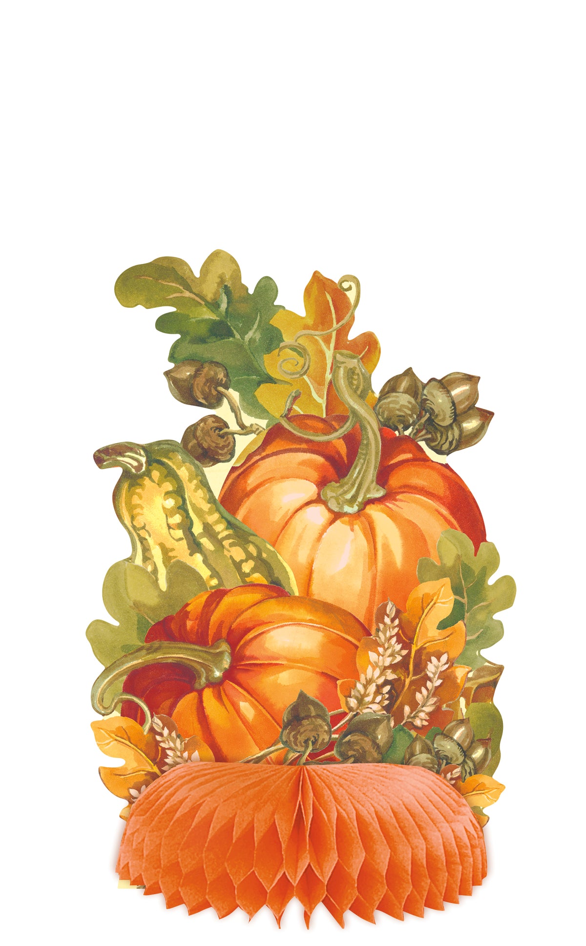 Traditional Thanksgiving Mini Honeycomb Centerpieces  3ct - Assorted