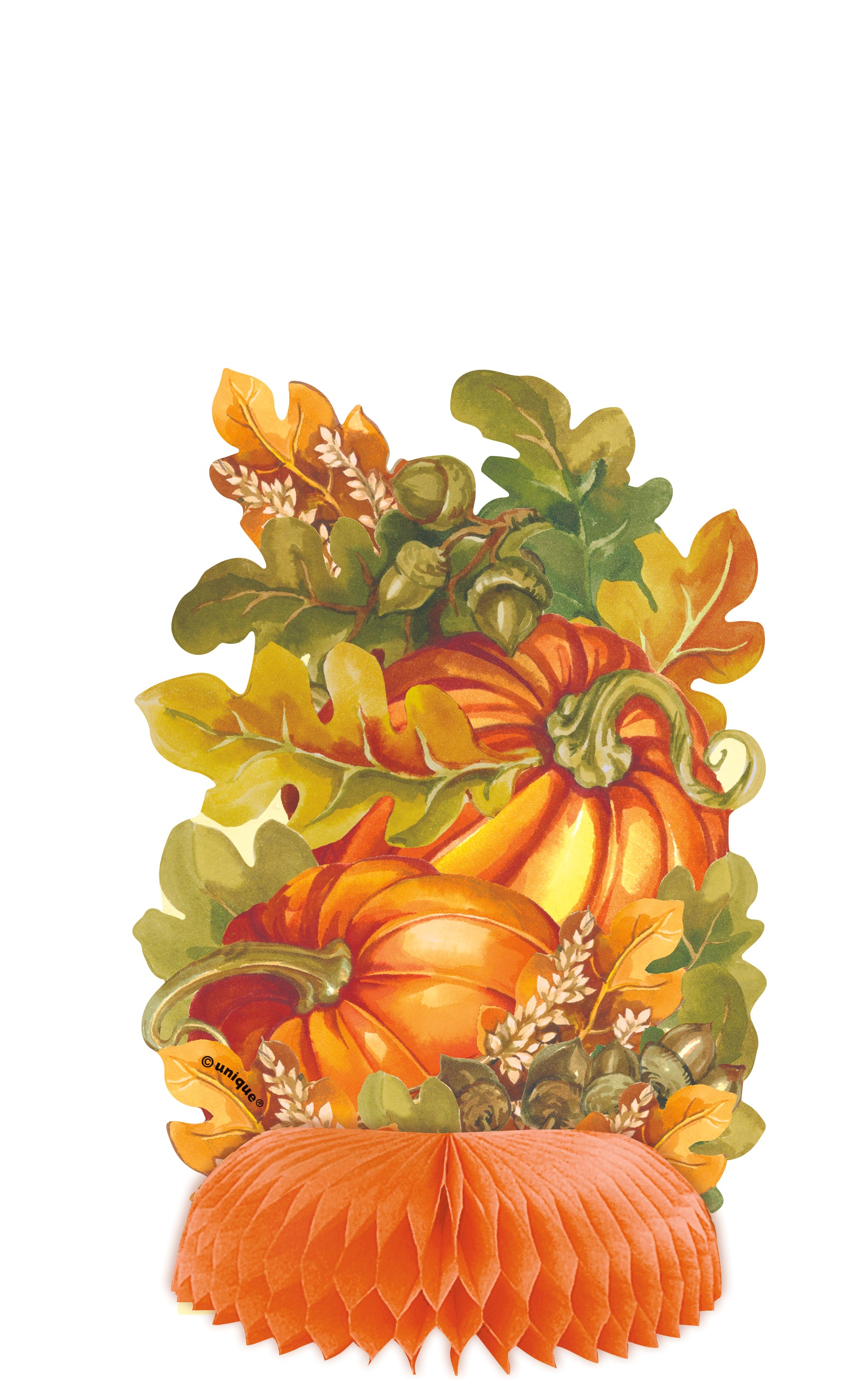 Traditional Thanksgiving Mini Honeycomb Centerpieces  3ct - Assorted