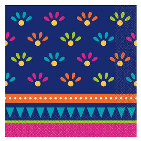 Boho Fiesta Paper Luncheon Napkins  20ct