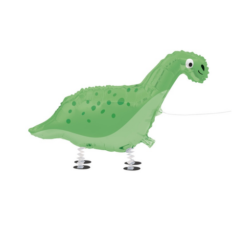 Walking pet dinosaur foil balloon with accordion legs ground walking party balloon available in Manahawkin NJ