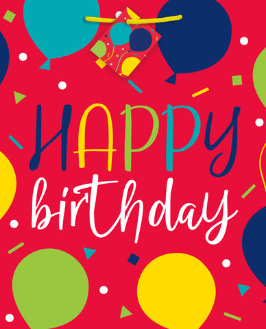 Balloon Party Birthday Large Gift Bag