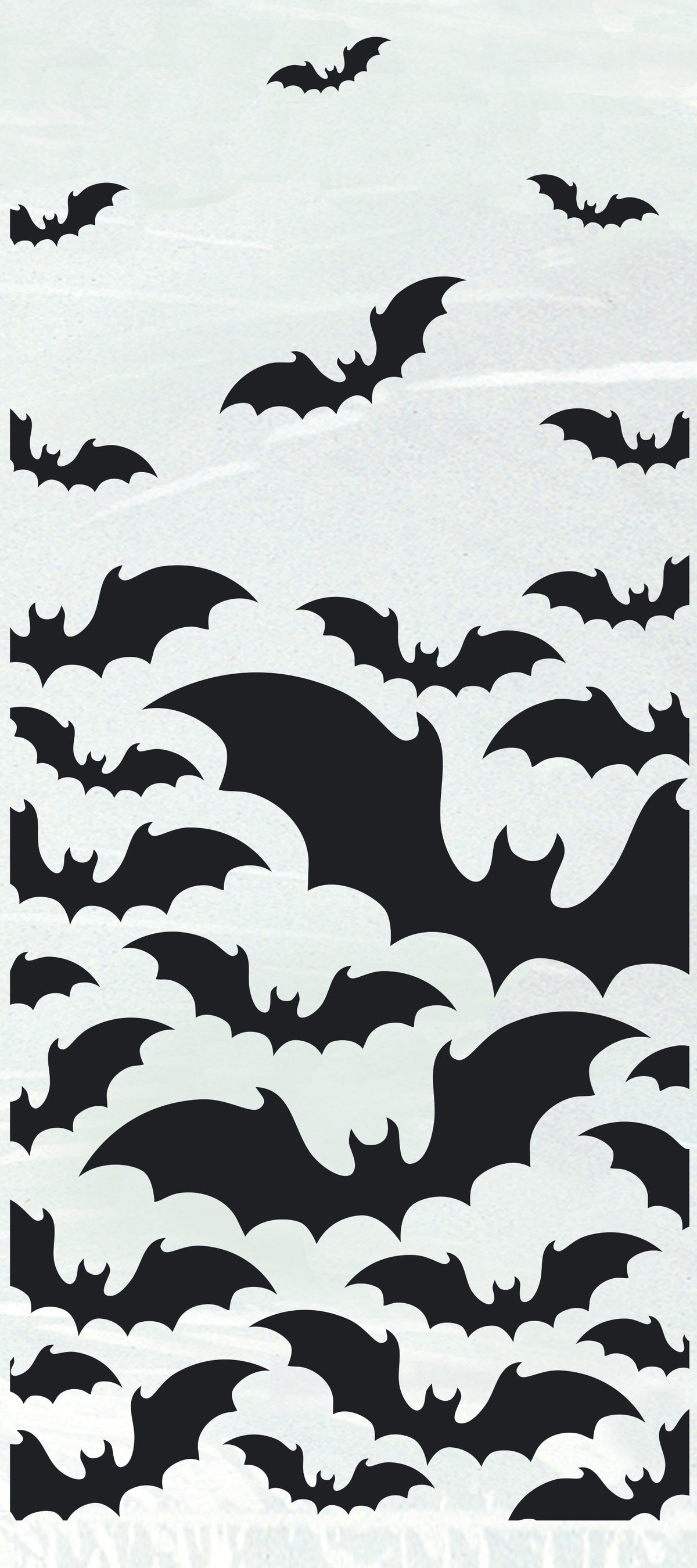 Black Bats Halloween Cellophane Bags  20ct