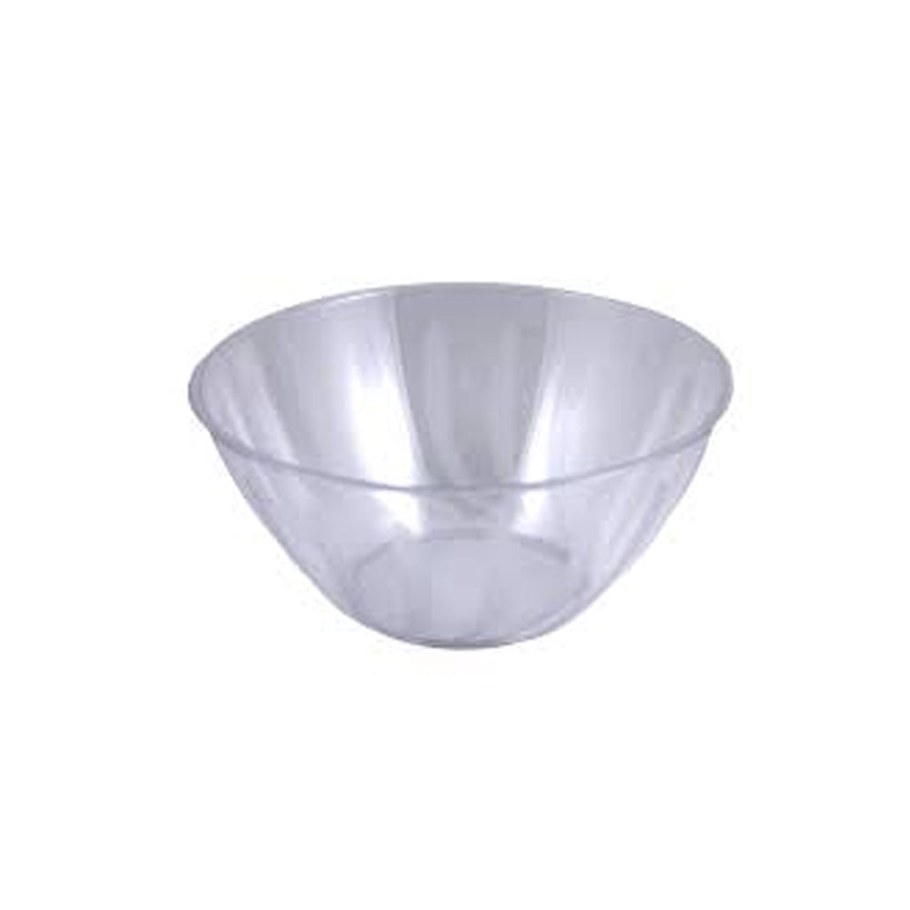 Clear 70oz swirl serving bowl