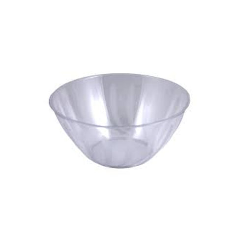 Clear 70oz swirl serving bowl