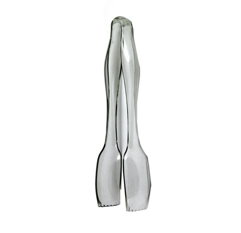 Clear 10.5 inch plastic serving tongs for catering and parties available at Party Fair in Manahawkin NJ