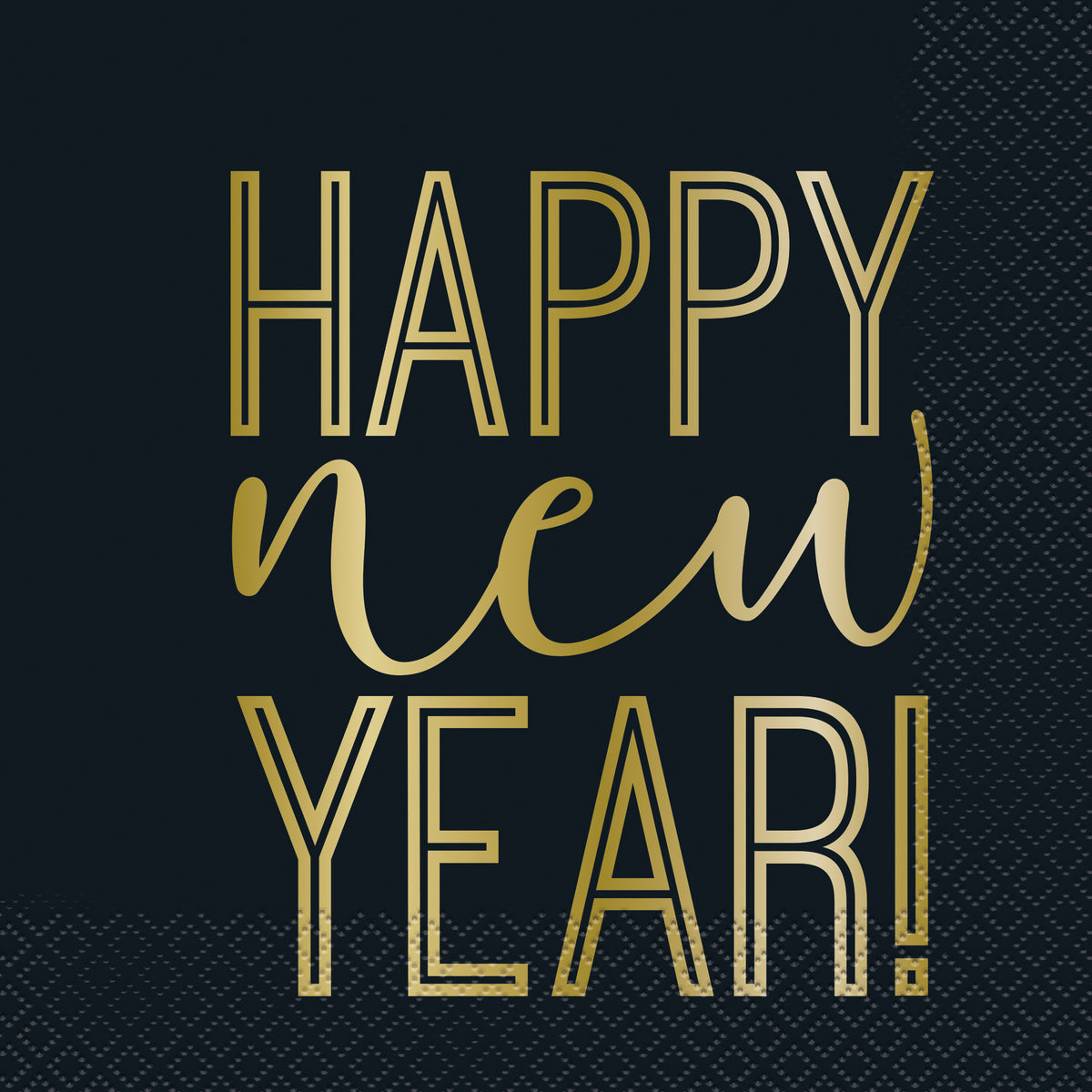 New Year’s Eve Luncheon Napkins 16ct – Roaring New Years Paper Party Napkins