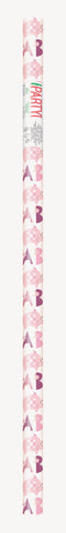 Pink Floral Elephant Gift Wrap 30x 5ft"
