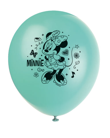 Disney Iconic Minnie Mouse 12 Latex Balloons  8ct"