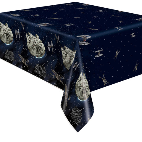 Star Wars Classic Rectangular Plastic Table Cover  54 x 84"