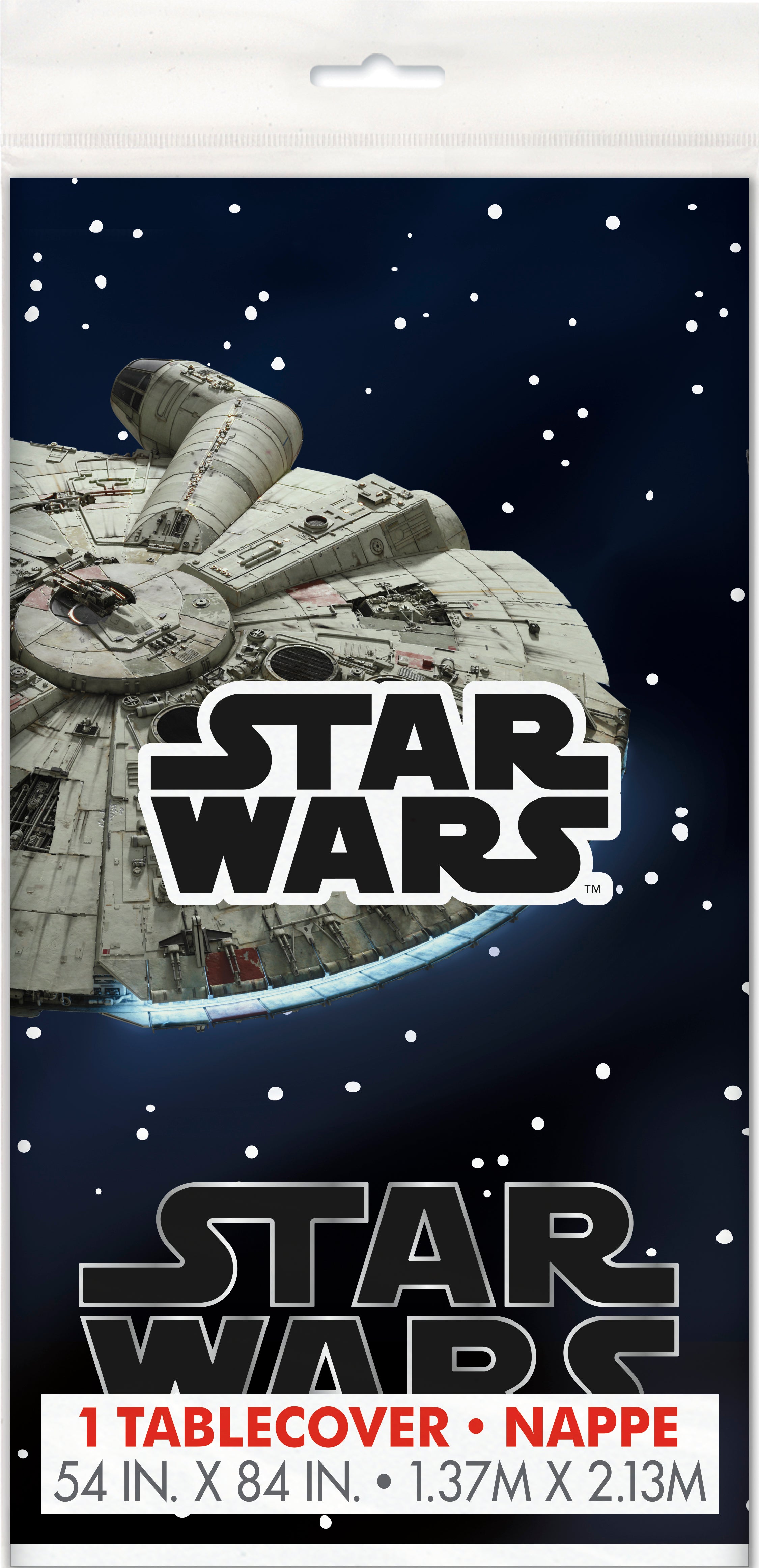 Star Wars Classic Rectangular Plastic Table Cover  54 x 84"