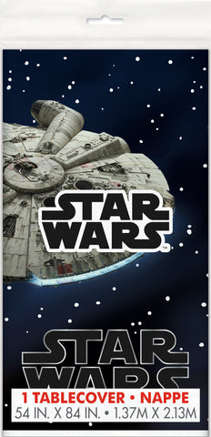 Star Wars Classic Rectangular Plastic Table Cover  54 x 84"