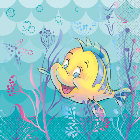 Disney The Little Mermaid Luncheon Paper Napkins  16ct