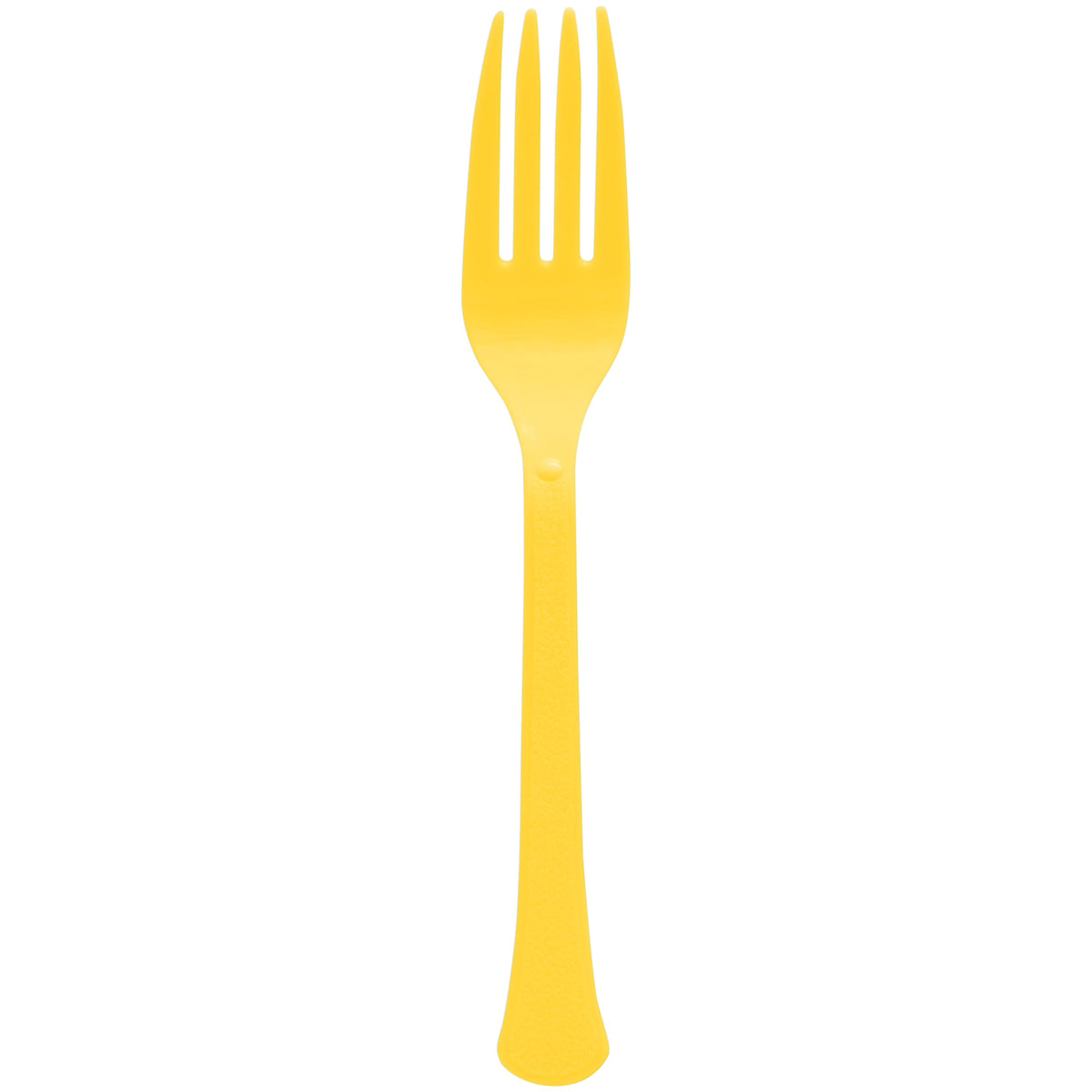 Yellow Sunshine  Forks -50 Count Heavyweight PP( Polypropylene) Plastic Forks