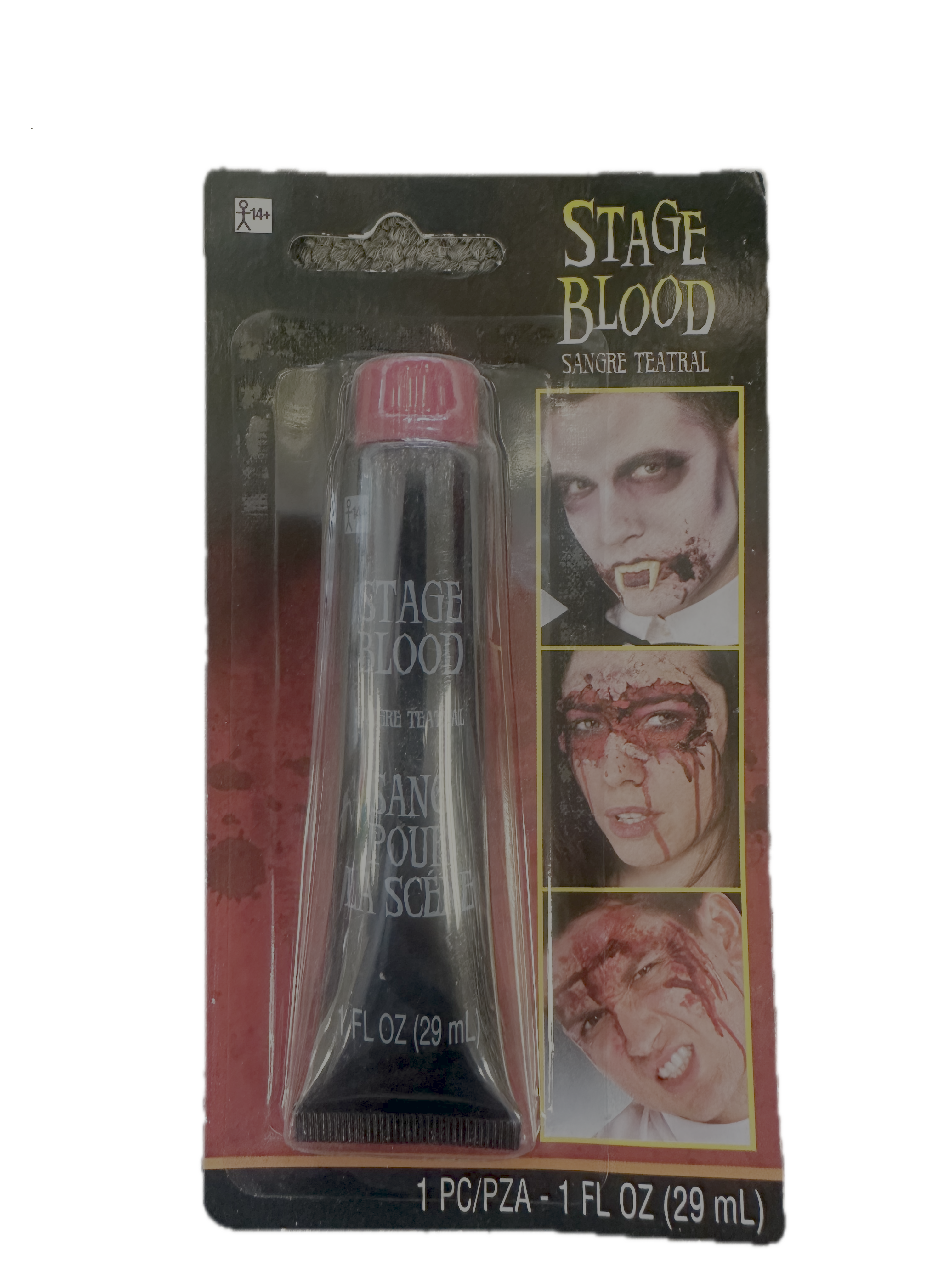 Stage blood fake blood makeup for Halloween costumes and theatre effects at Party Fair in Manahawkin, NJ