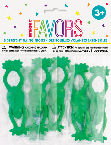 Stretchy Frog Slingshot Shooter Favors  8ct