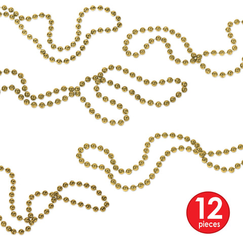 New Year’s Eve Party Kit – Gold Legacy Assortment for 25 People – Toppers, Tiaras, Horns, Leis, Noisemakers & Beads