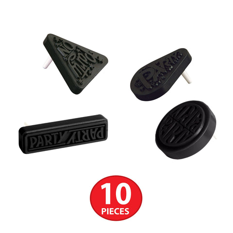 New Year’s Eve Party Kit – Gold Legacy Assortment for 25 People – Toppers, Tiaras, Horns, Leis, Noisemakers & Beads