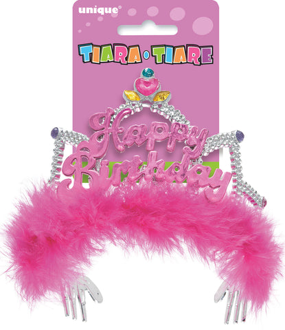 Fancy “Happy Birthday” Tiara – Elegant Birthday Crown for Girls & Women Party Celebrations