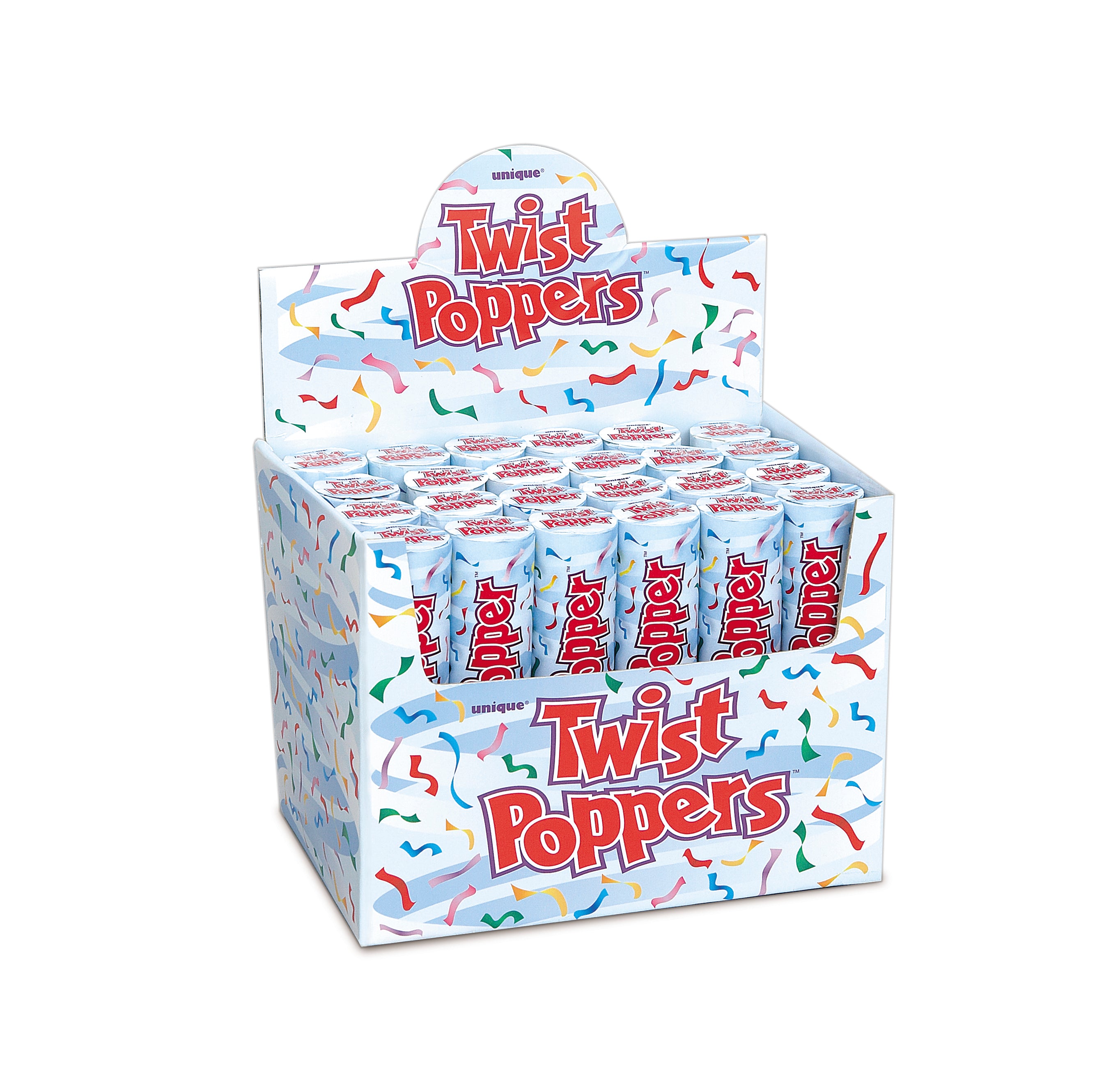 Confetti Twist 7.5" Popper – Large Party Confetti Shooter for Weddings, Birthdays & Celebrations