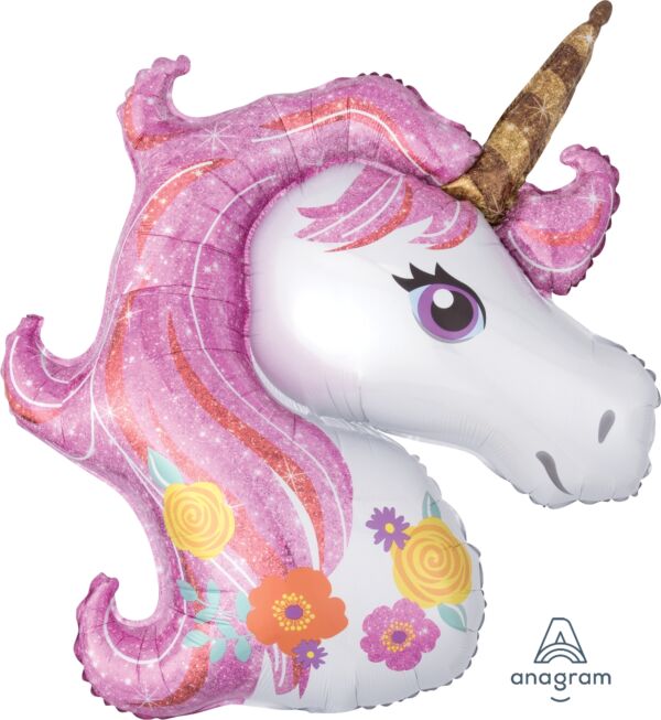 Magical Unicorn 33" Mylar Balloon