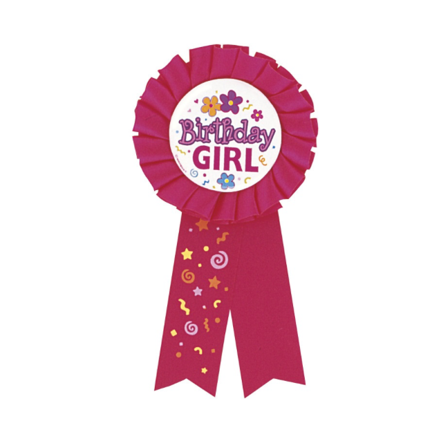 Birthday Girl Award Badge – Party Accessory & Celebration Pin