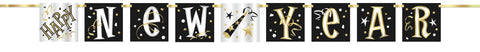 Happy New Year Block Banner – Party Decoration